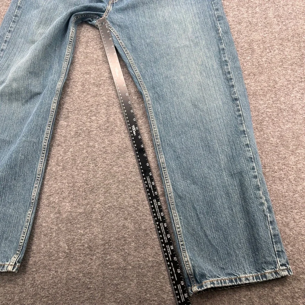 Levis 559 Relaxed Straight Jeans Mens 42x32 Medium‎ Wash Blue Denim 100% Cotton